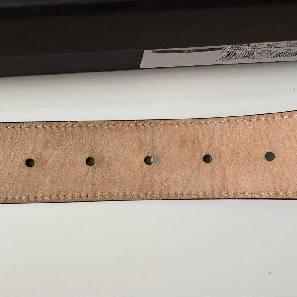 Balmain Noir Belt with Silver Accents - Picture 7 of 7